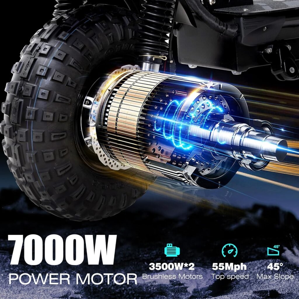 FOHOLO F19 electric scooter 7000W dual motor