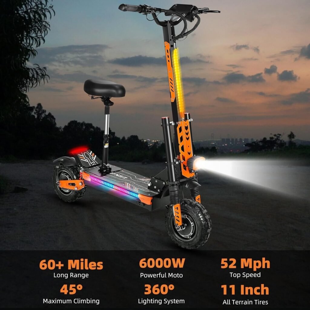 FOHOLO F13 electric scooter off road performance